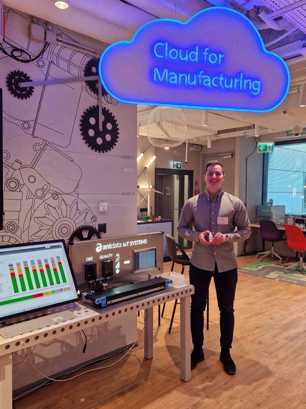 Zdjęcie rozwiązania Antdata w Microsoft Innovation Alley w Warszawie